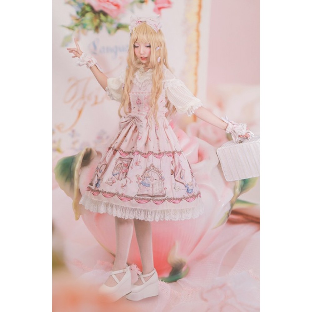 Infanta Magic Alice in Wonderland Kawaii EGL cheapest Classic Lolita Harajuku JSK Dress